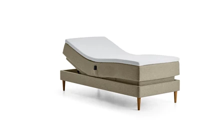Tempur Relaxation Adj Inkl. Tempur Topper One, 120x200 cm bokselevationsseng
