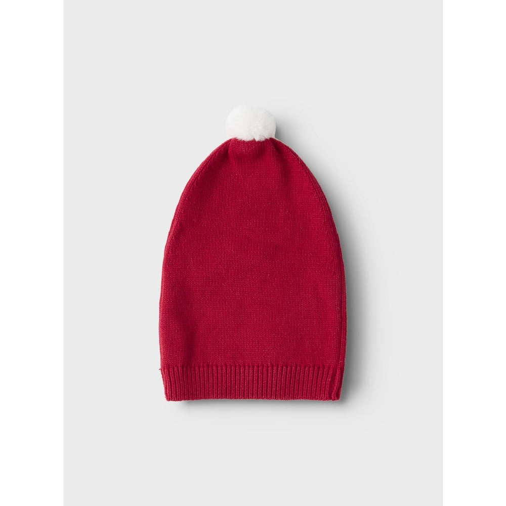 Køb Name It Jester Red Rixmasine Strik Nissehue