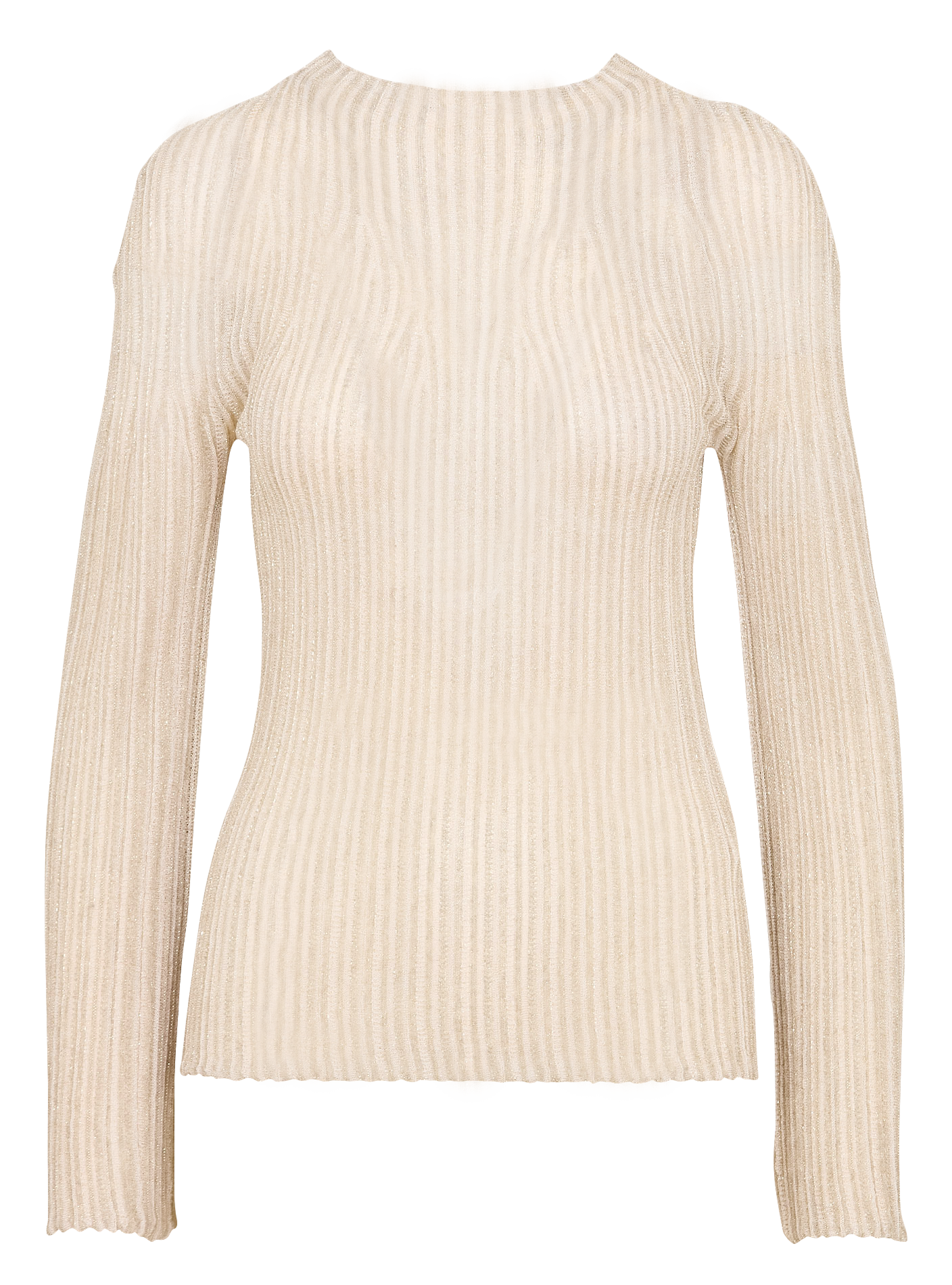 MIRAFLORES - Pull ajusté col rond| Multicolore
