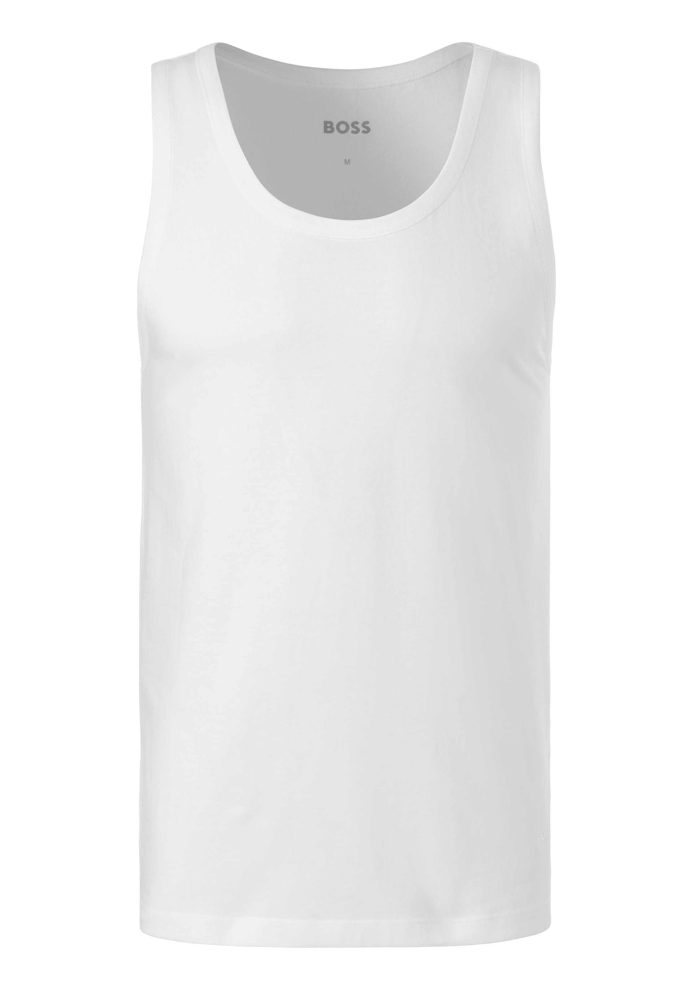 BOSS Unterhemd »Tank Top 3P CO« Packung, 3 Stk. tlg., mit Rippbündchen
