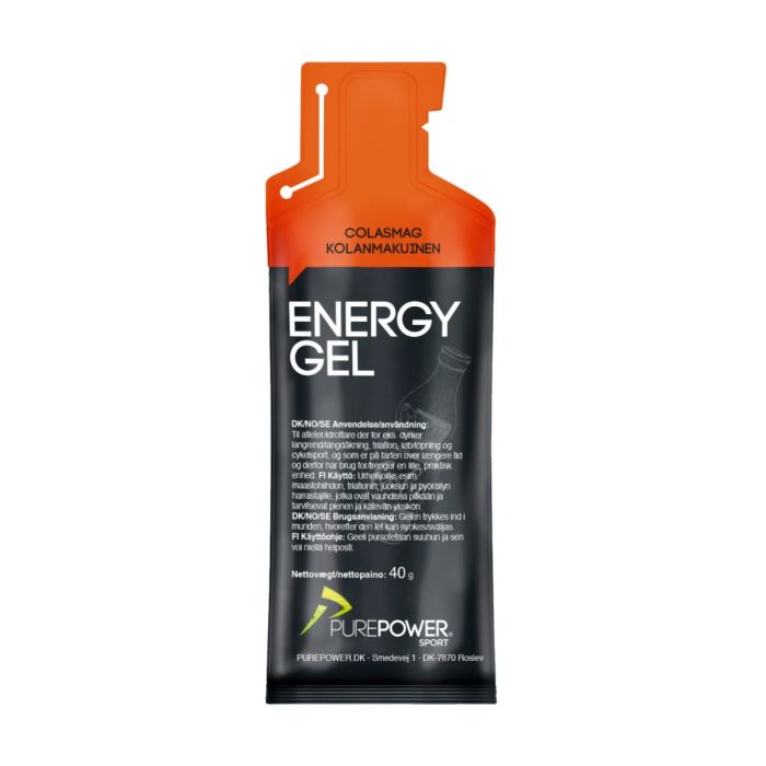 PurePower Unisex Energi-gels Energy Gel Cola Hvid