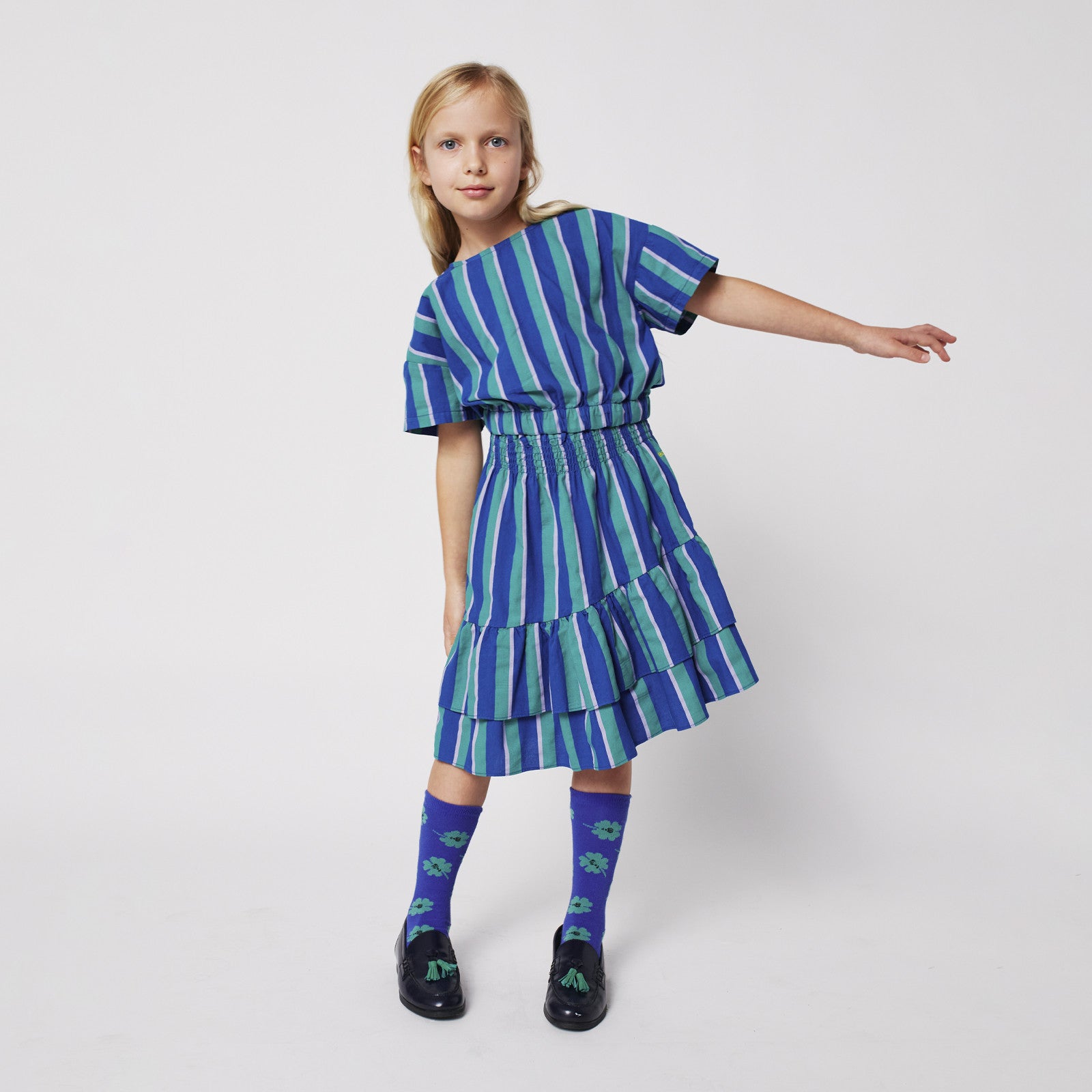 Rock Striped Midi Blue