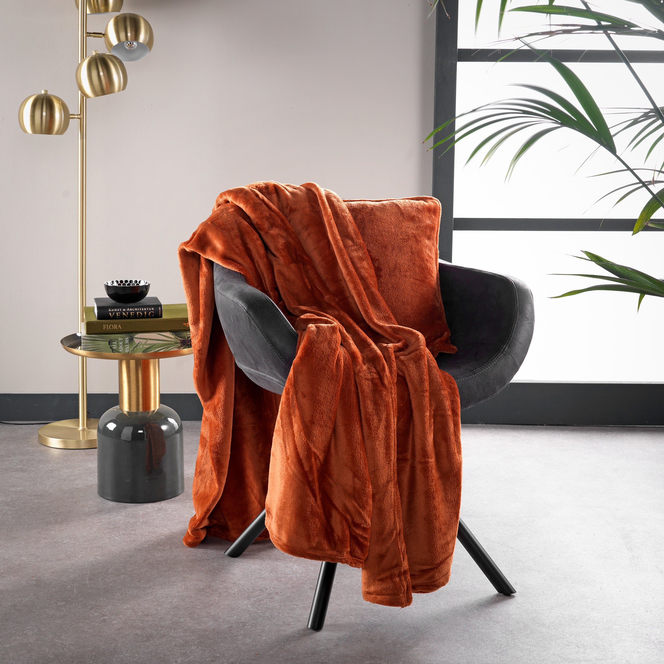 Dutch Decor plaid BILLY - 150x200 cm Potters Clay