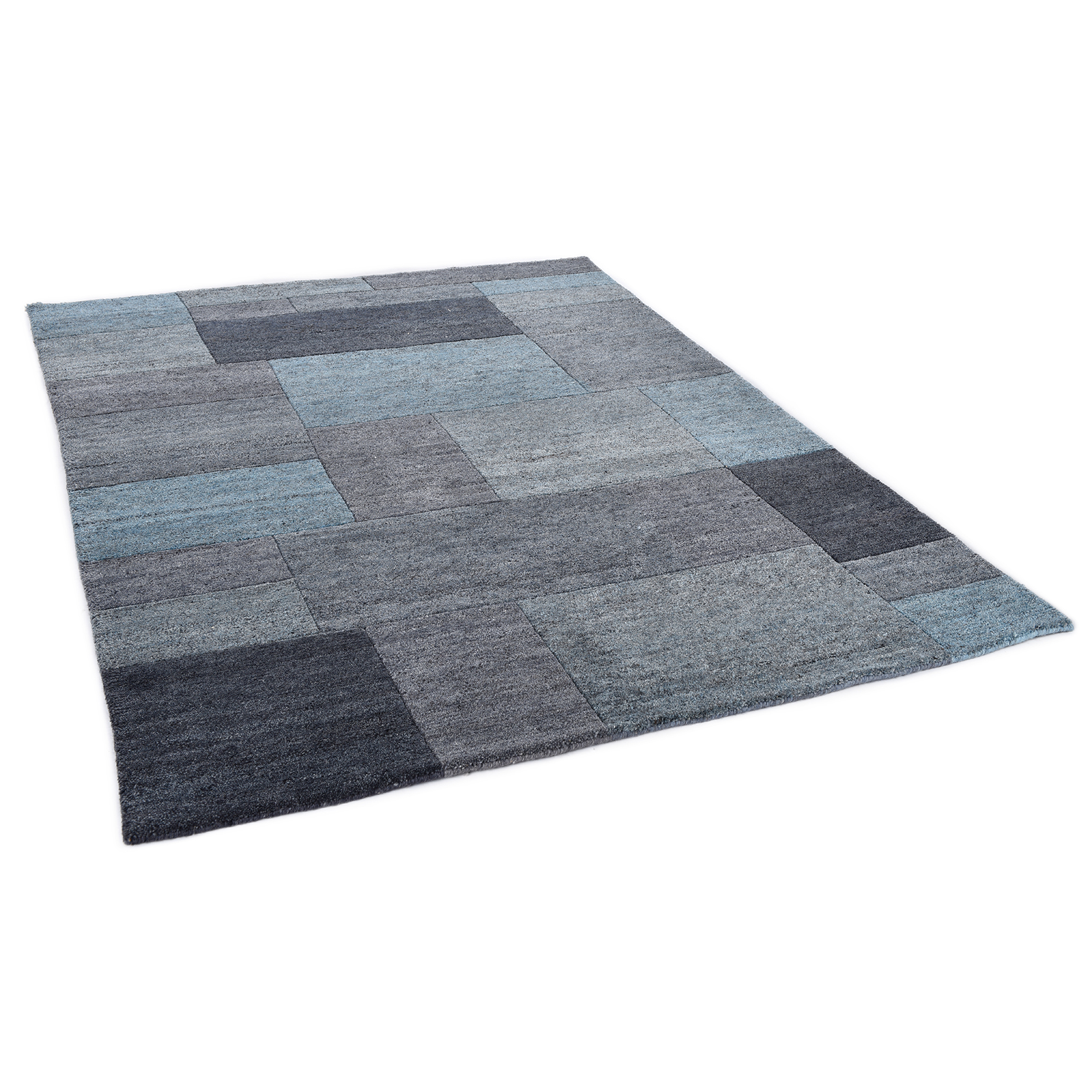 Teppich DALAS - türkis - handgeknüpft - 60x90 cm