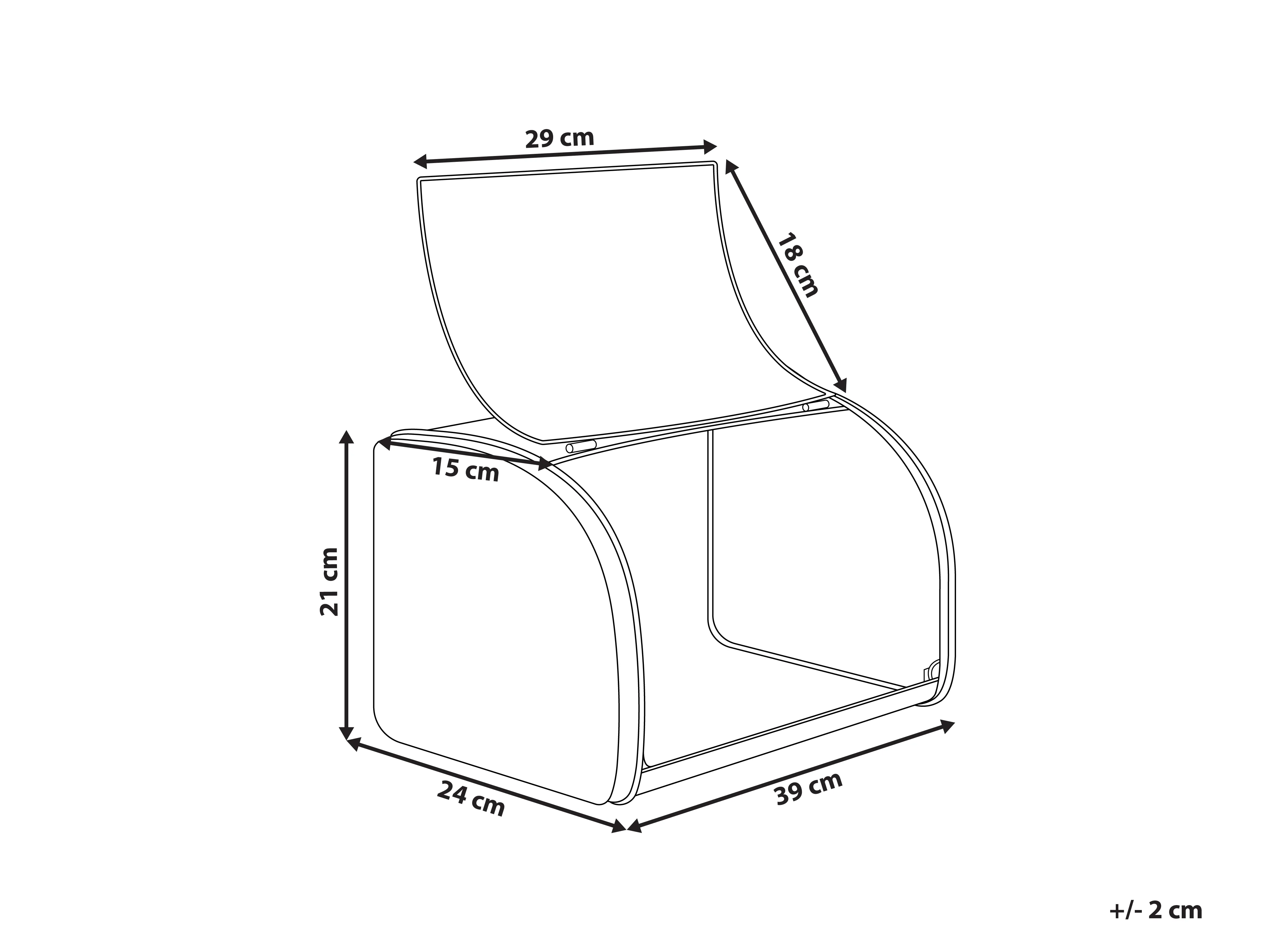 Broodtrommel CAROUBE Metaal Wit