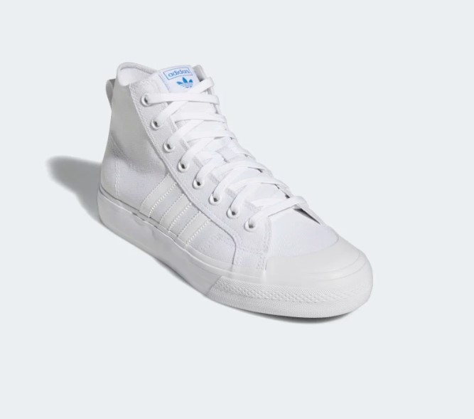 Adidas Skateboarding Nizza Hi ADV Cloud White Blue Bird 6.5 US