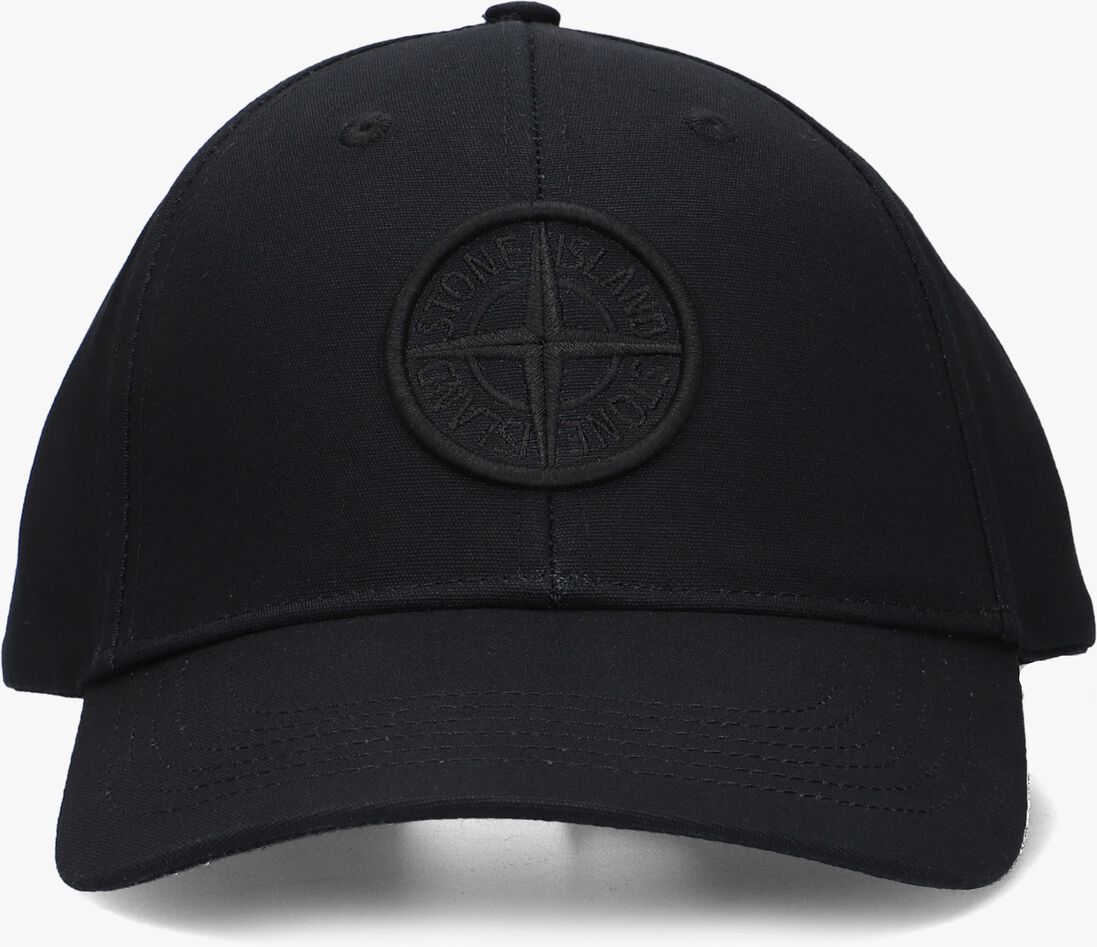 zwarte stone island pet baseball cap