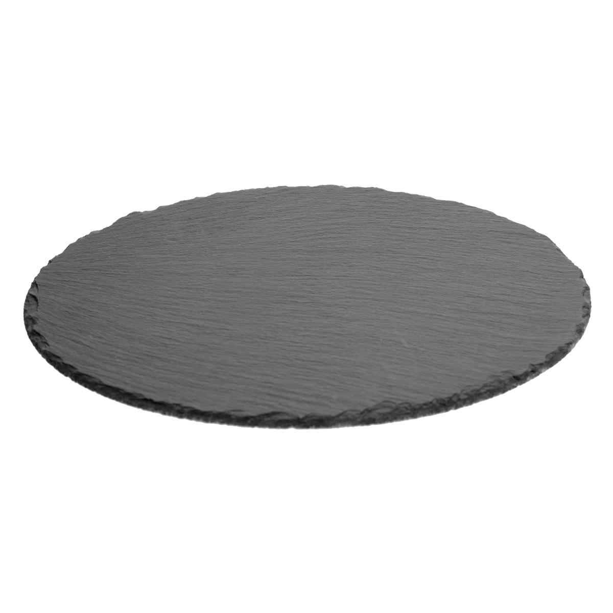 ASSIETTE ARDOISE D.28CM