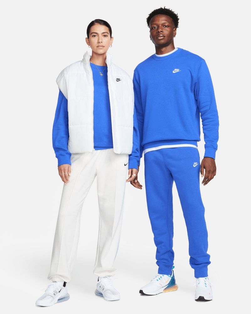 Sweat-shirt Nike Sportswear Club Fleece Bleu Azur pour homme