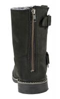 Boots saueskinn Sort