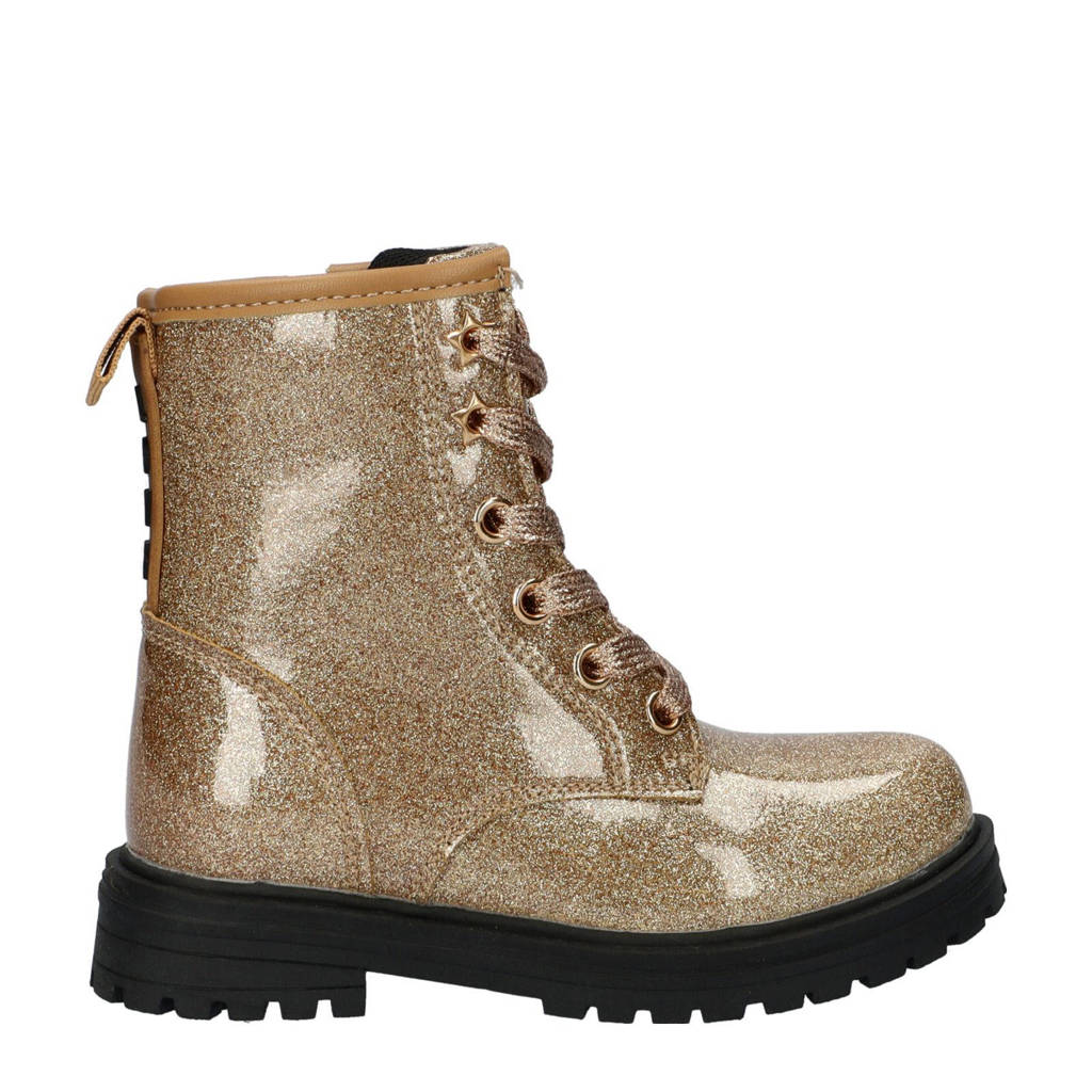 Nelson Kids lak veterboots brons
