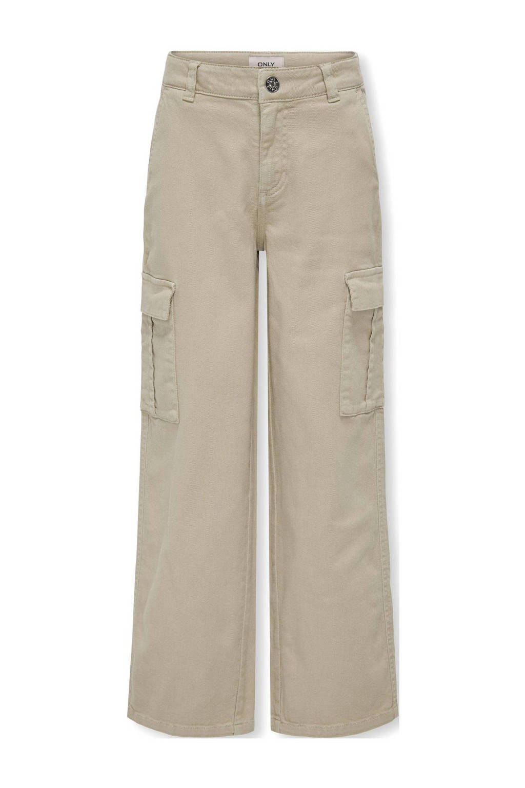 ONLY straight fit cargobroek KOGYARROW-VOX ecru