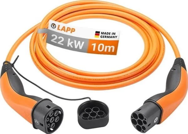 Lapp Mobility Type 2 Ladekabel Op Til 22 Kw 10 M Orange