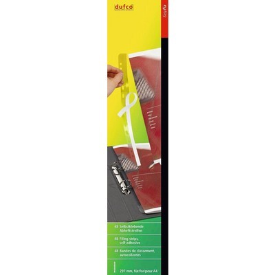 Dufco Abheftstreifen Easyfix, für A4, selbstklebend