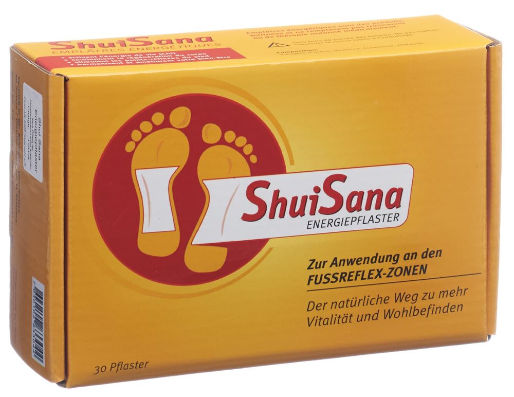 PINIOL Shui Sana Asia Vital Pfl Energiepflaster 30 Stk