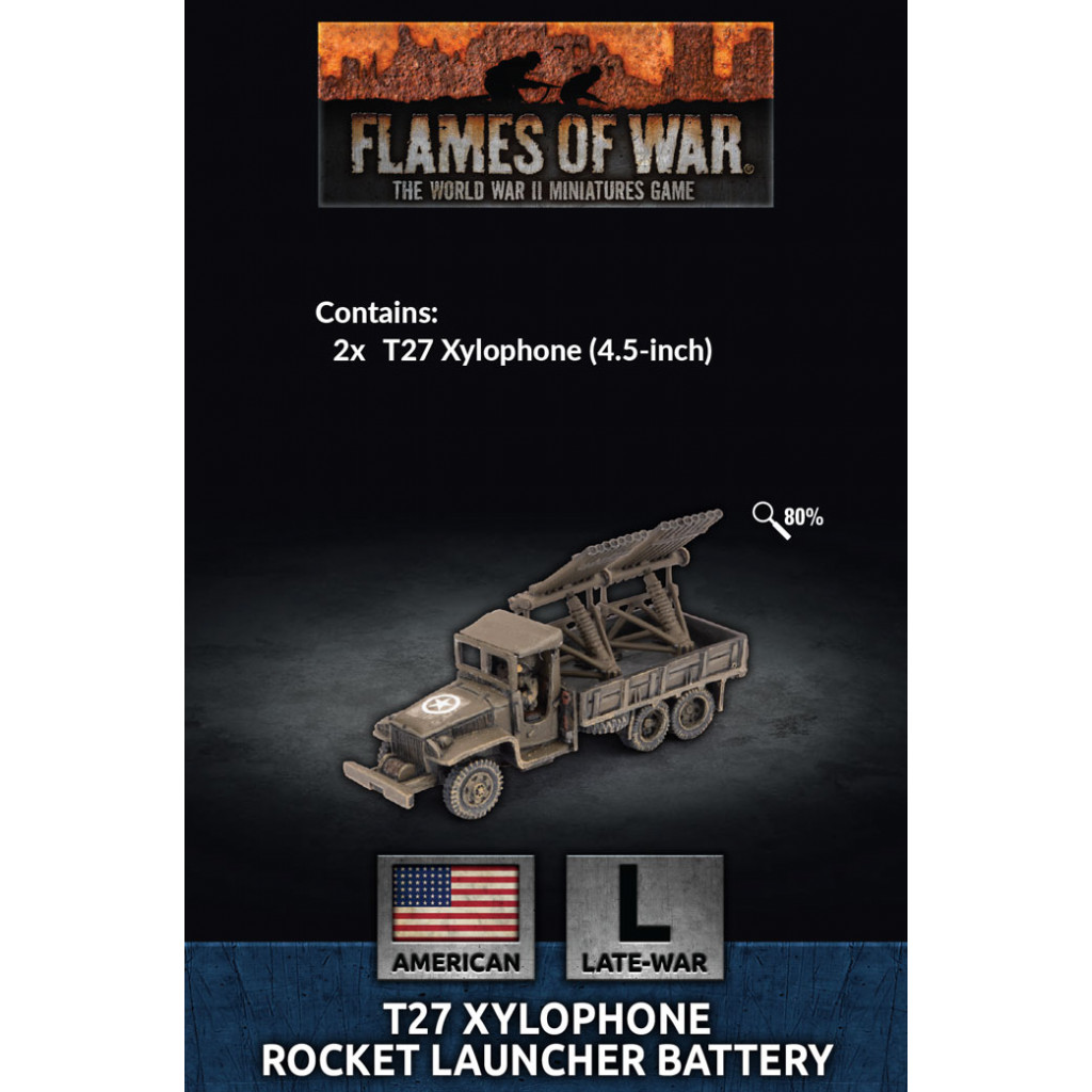 Flames of War - T27 Xylophone Rocket Launcher Battery