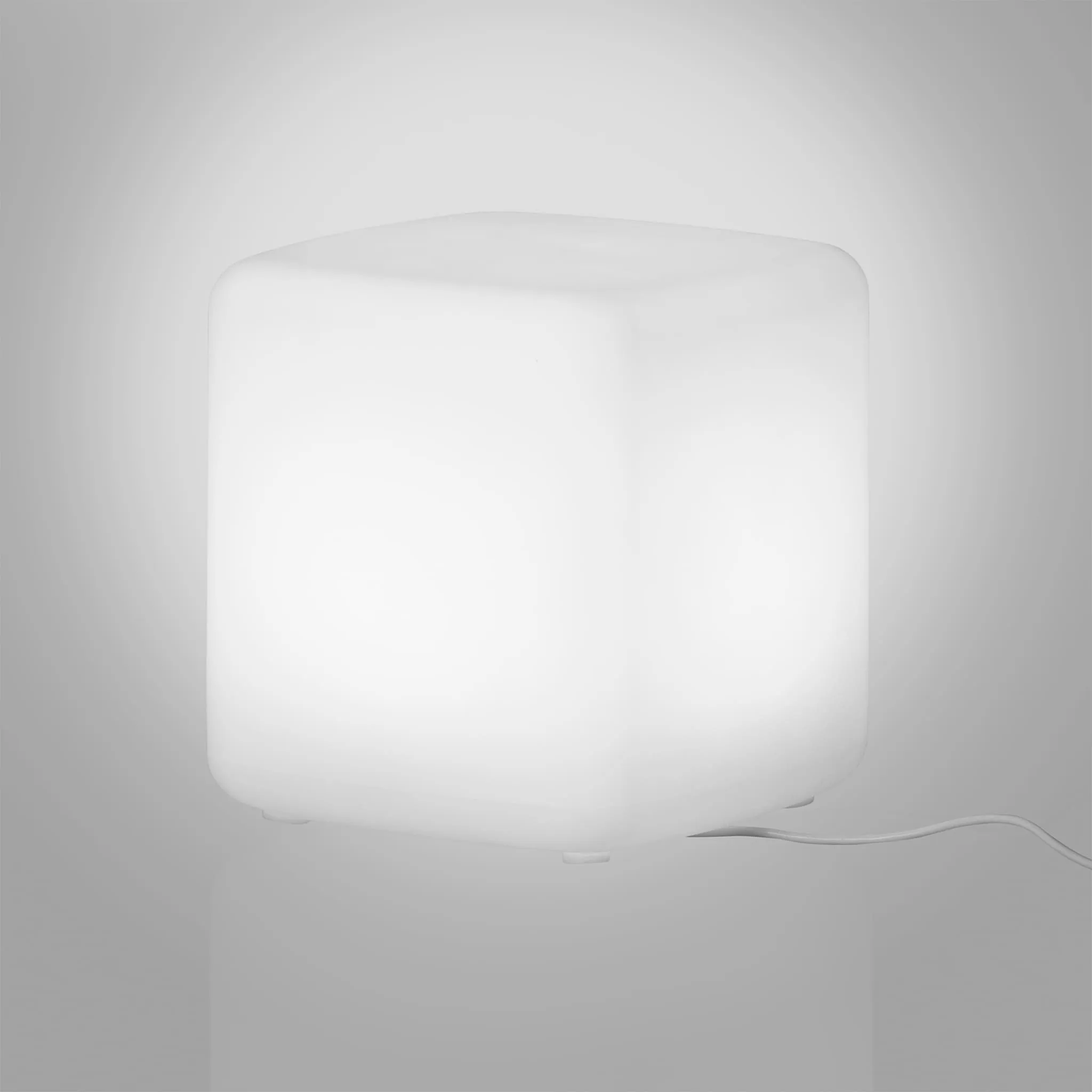 South Shore Table de Nuit  Tabouret Lumineux pour Enfants - Sweedi Blanc