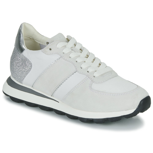 Geox - D SPHERICA VSERIES - Blanc / Gris / Argenté