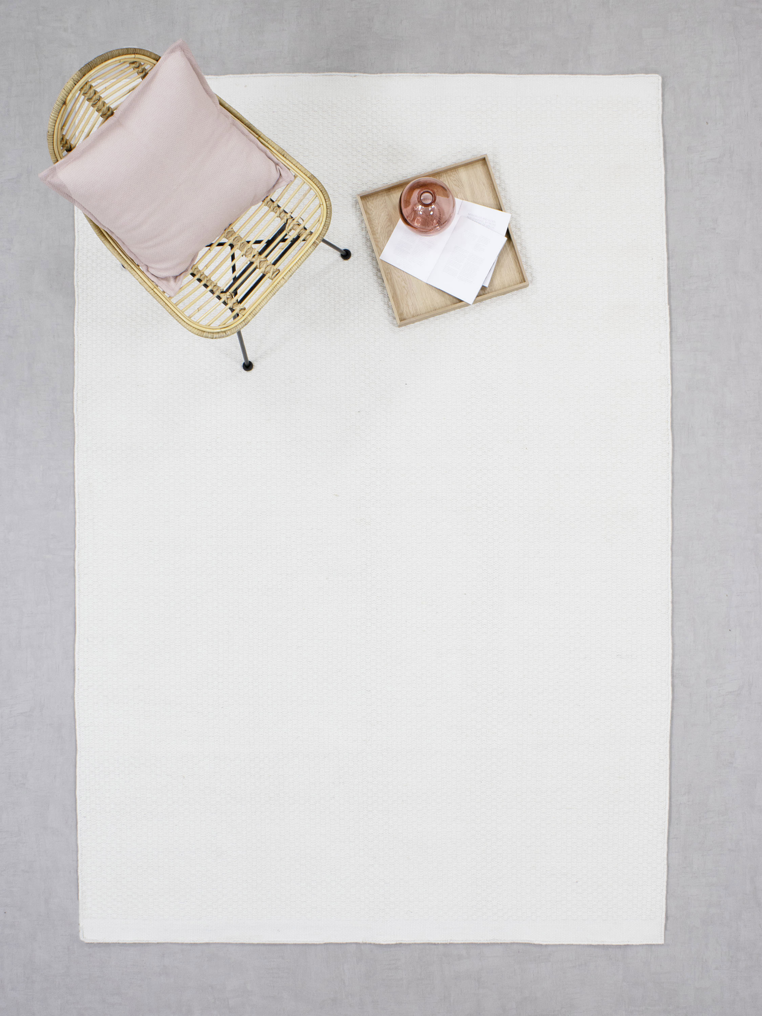 Vloerkleed Vaasa white 160x230 cm
