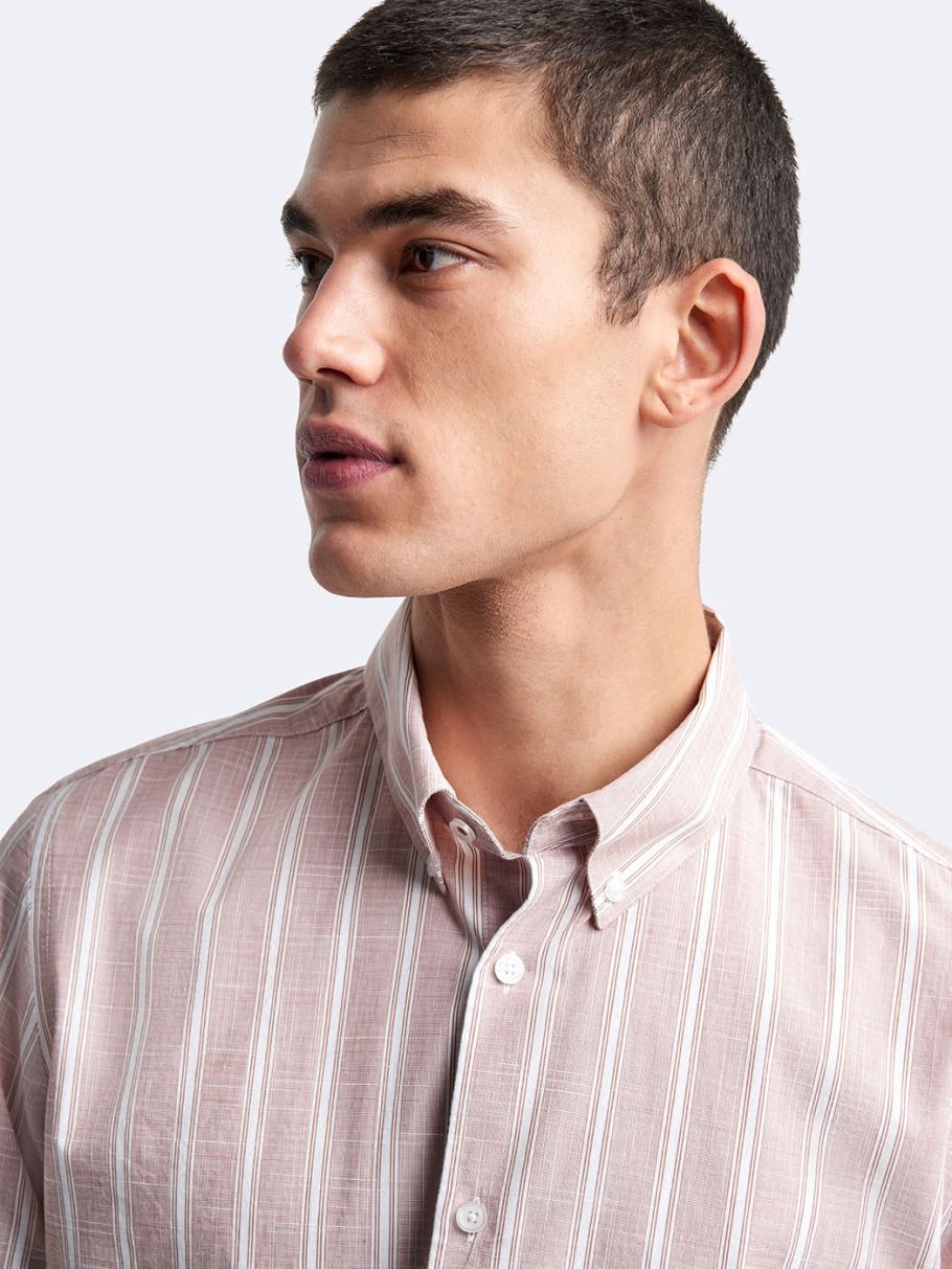 Chemise slim rayée