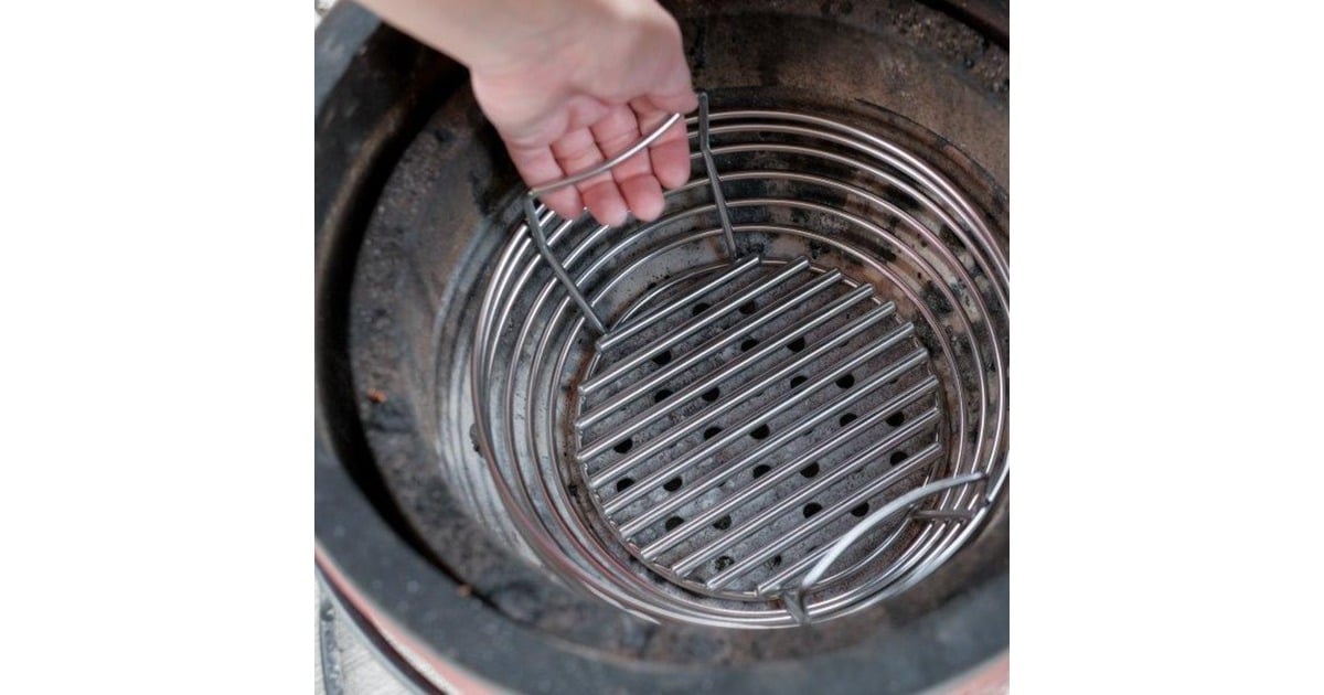 Kamado JoeHoutskoolkorf voor Kamado Joe Junior kolenkorf  (Roestvrij staal)