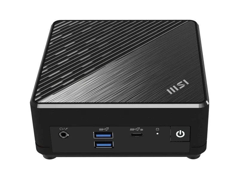 MSI Cubi N ADL 006DE - Mini PC Pentium N200 / op til 3.7 GHz - RAM 4 GB - SSD 128 GB - UHD Graphics - Gigabit Ethernet - Win 11 Pro - skærm: ingen - sort