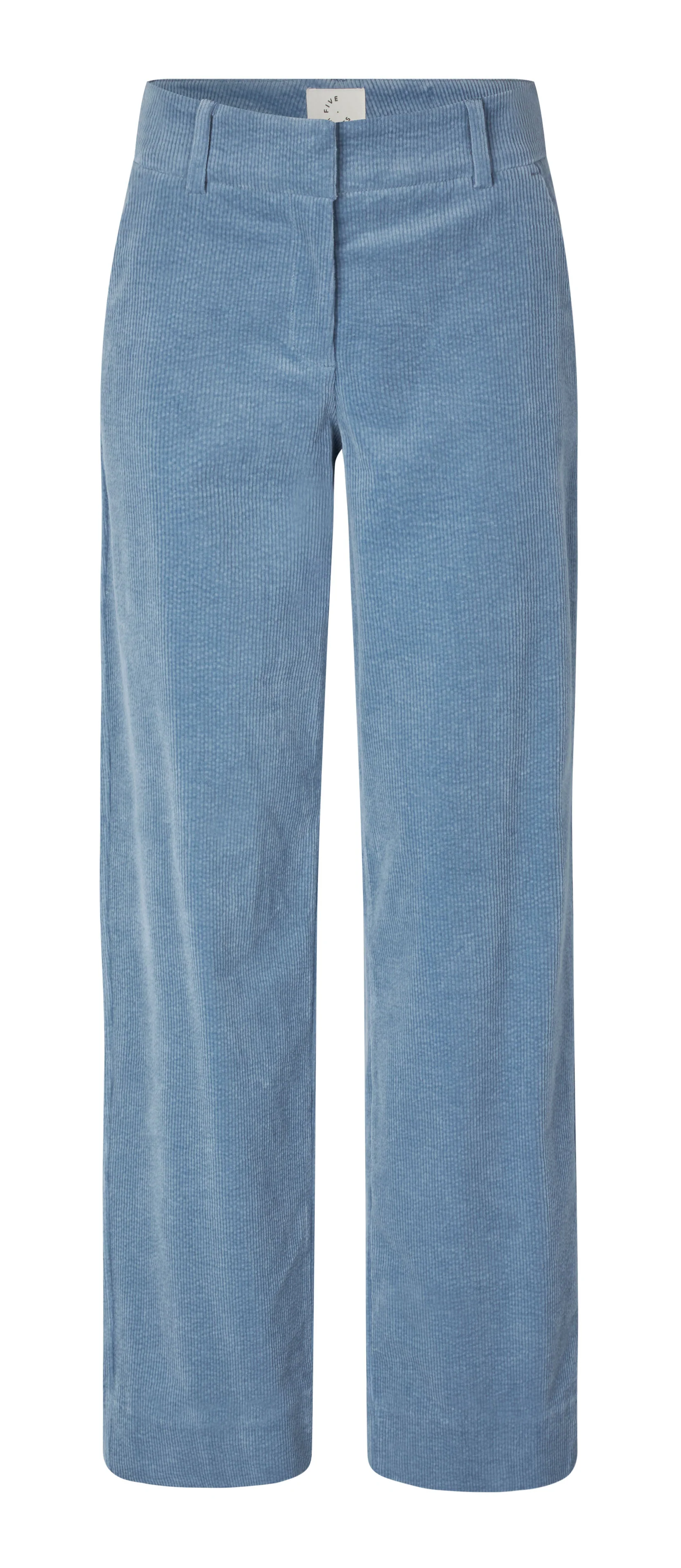 Five Units  Dena fløjsbukser - Frost Blue Corduroy