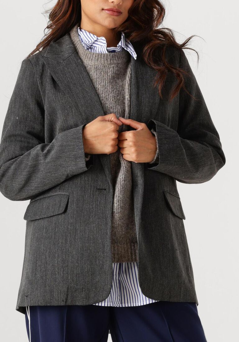 donkergrijze co'couture blazer susie blazer