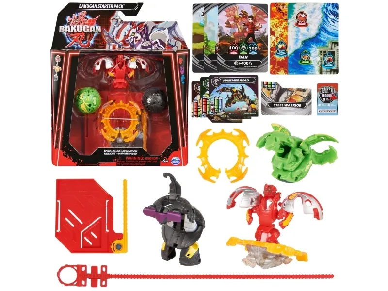 Bakugan BTB Starter Pack S1 F23 GML, Legesæt, 6 År