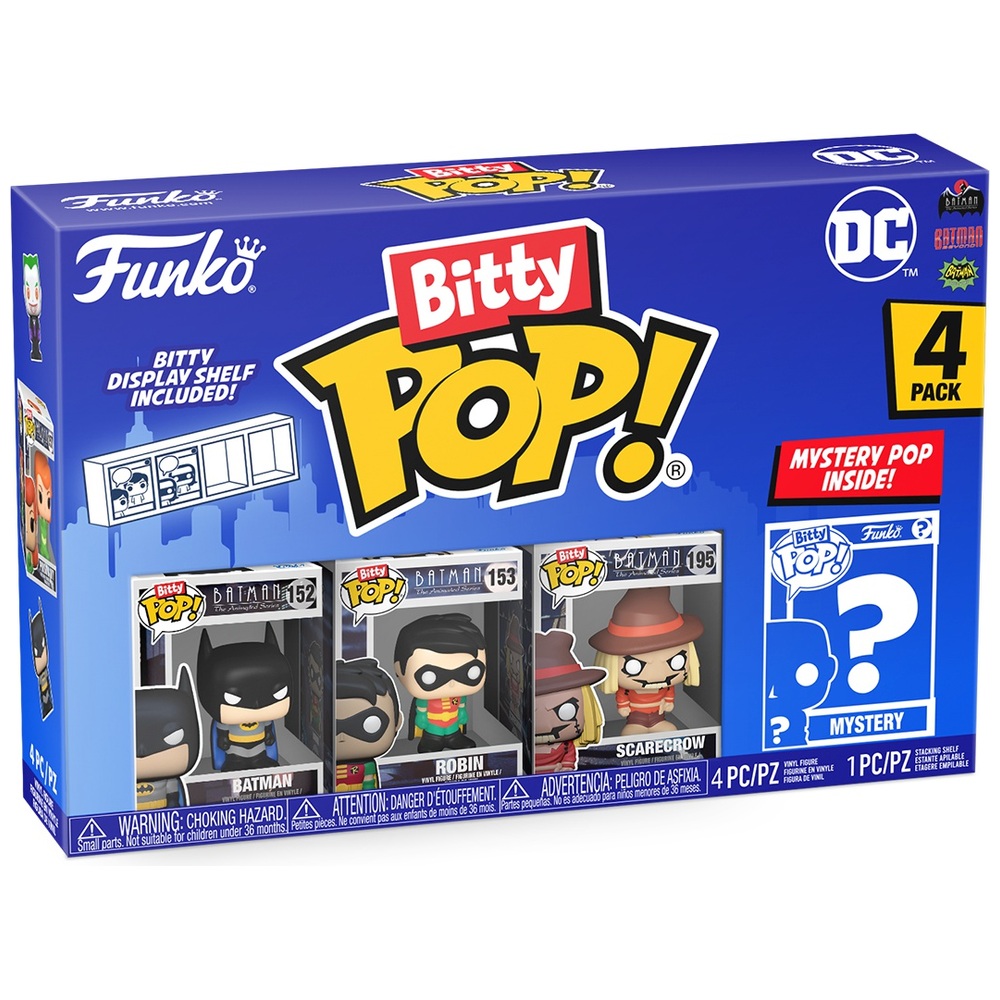 POP! Vinyl: Bitty POP DC Batman 4er-Pack