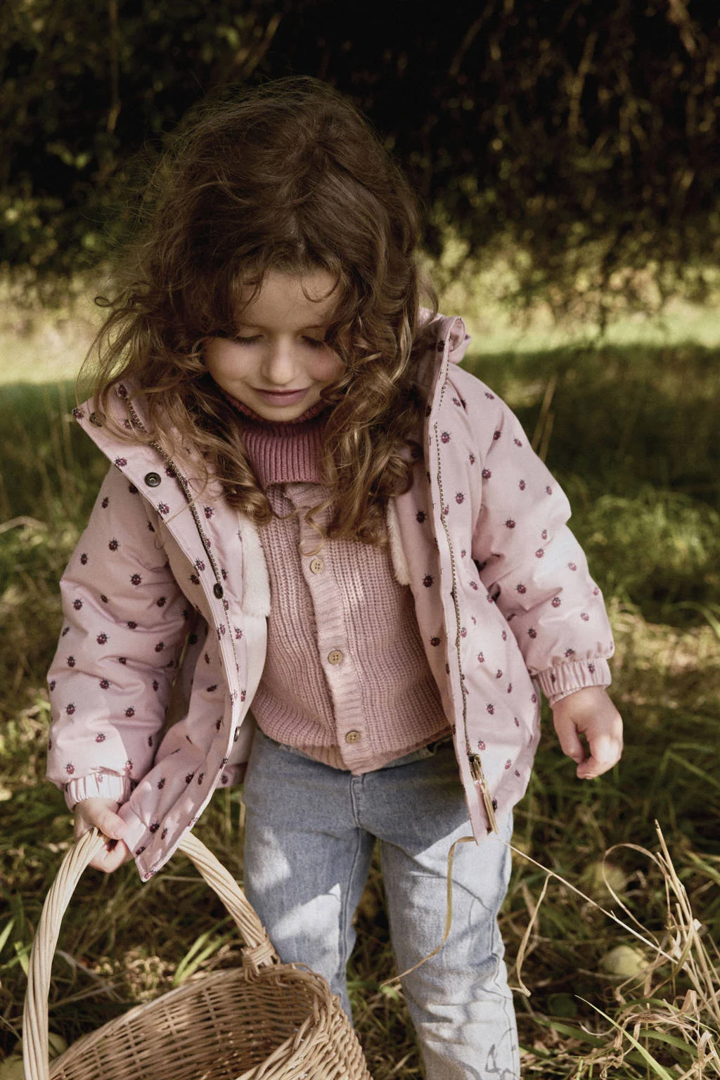 LIL' ATELIER MINI winterjas roze