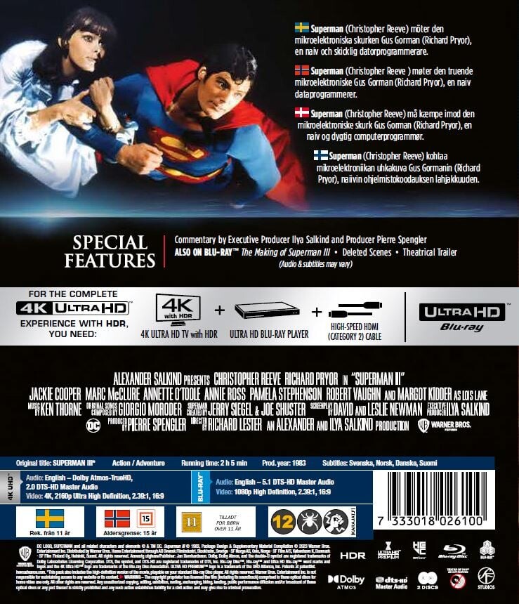 Superman III - 4K Ultra HD Blu-Ray