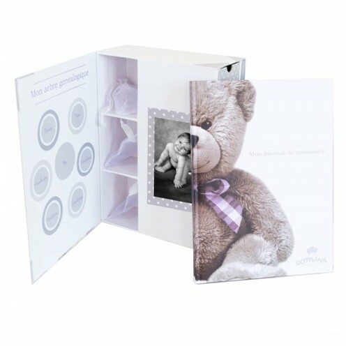 Boite à trésor + Livre de naissance Little Bear - DOMIVA