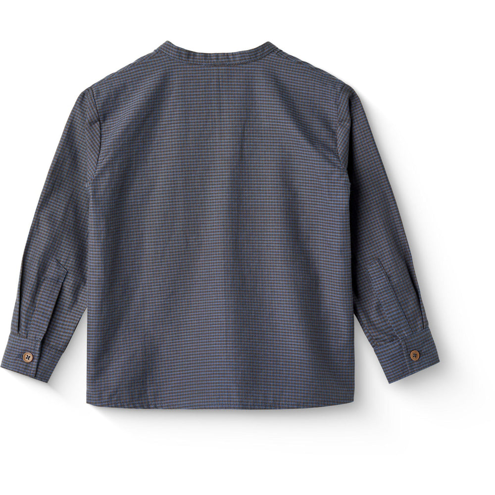 Køb COPENHAGEN COLORS Brown/Blue Check Comb. Check Skjorte W. Placket