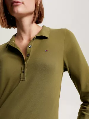 Vestido Polo de Manga Comprida da Coleção 1985