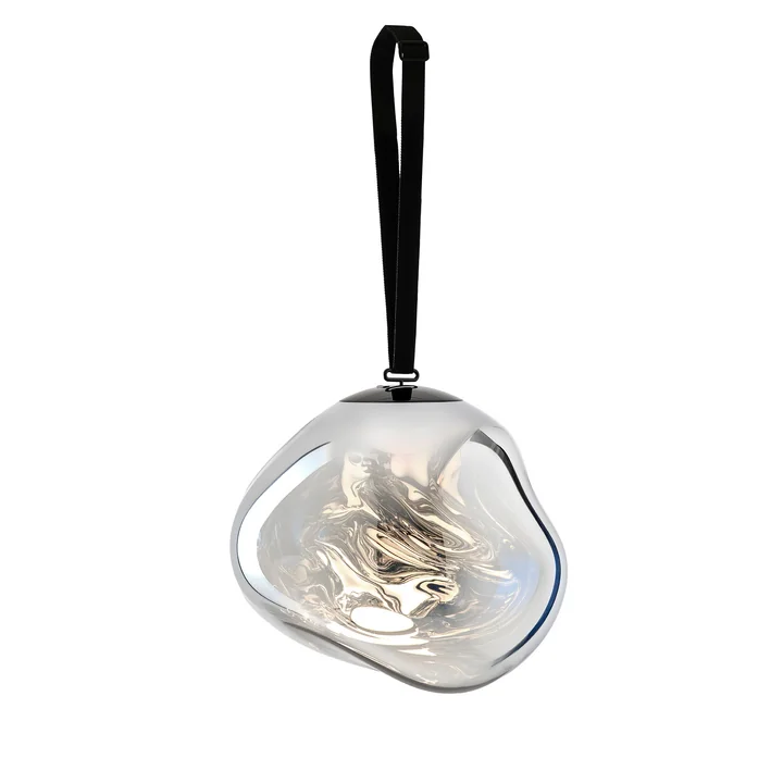 Tom Dixon - Melt LED Bodenleuchte / Hängeleuchte mit Akku, schwarz / silber