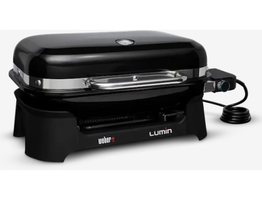 WEBER - Barbecue électrique Lumin black, 2200W, Grille en fonte