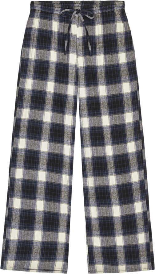 Moshi Moshi Mind slow pants check Blue check