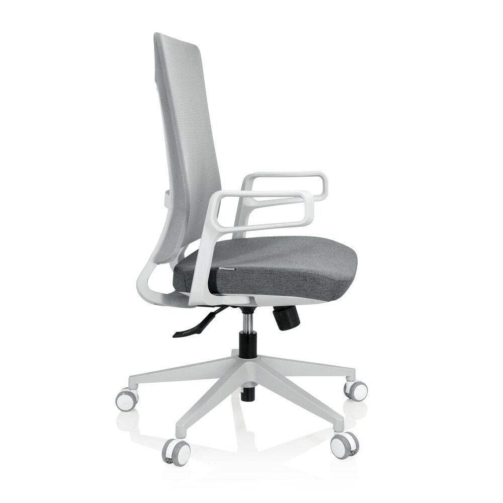 Home Office Bürostuhl COMFIO WM Stoff/Netzstoff mit Armlehnen hjh OFFICE