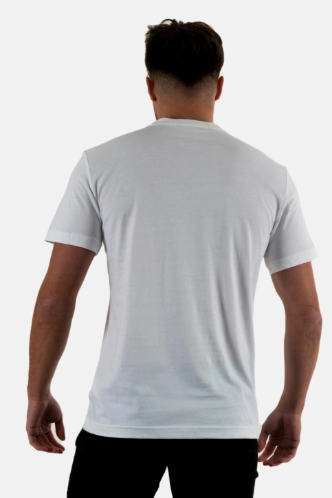 Tee shirt calvin klein jeans embro badge yaf bright white