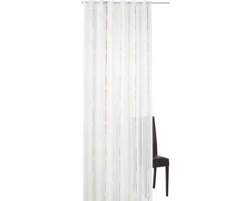 Gordijn met gordijnband Calypso bruin 140x255 cm
