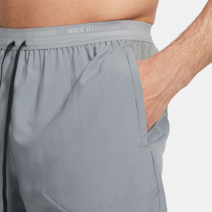 Nike Herre Shorts Dri-FIT Stride 7 Inch Brief-Lined Shorts Grå