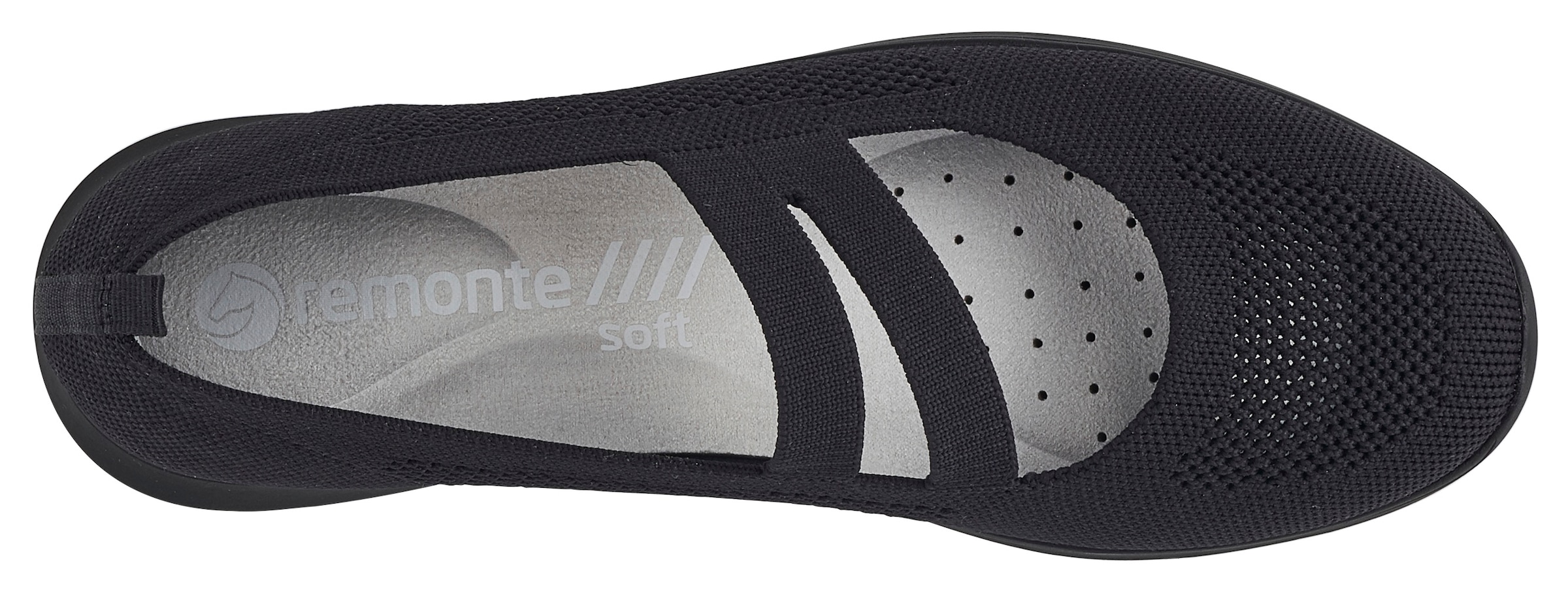 Remonte Riemchenballerina  Slipper, Schlupfschuh, Slip-On Sneaker im sportiven Design