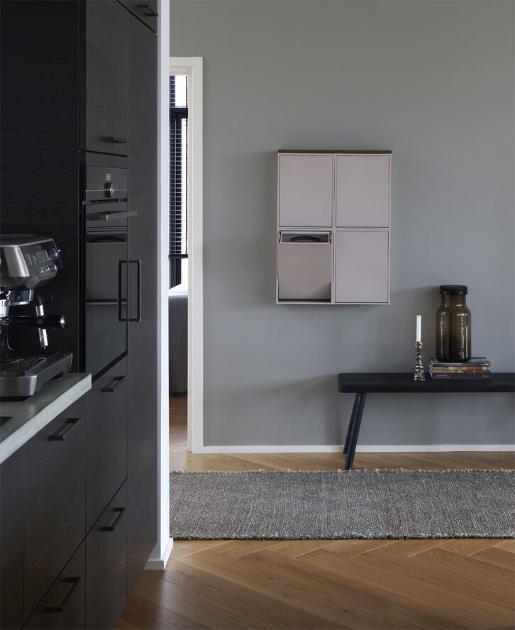 RECOLLECTOR Recycling box Silver cloud grey