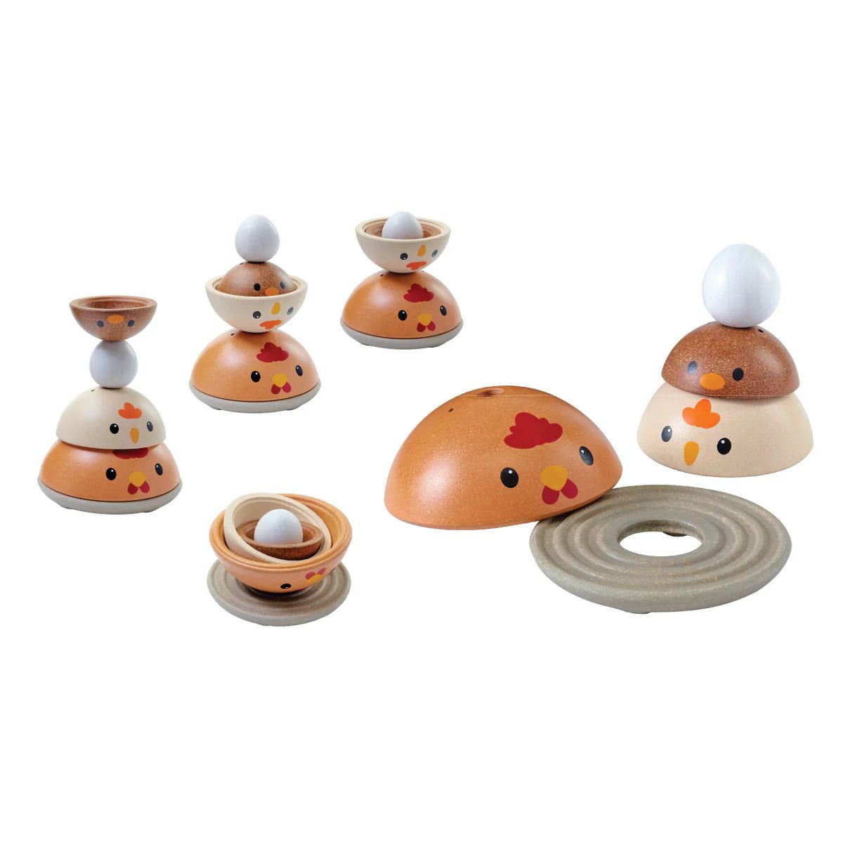 Plantoys Stapelturm Huhn