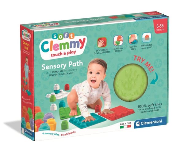 Soft Clemmy Sensory Lekematte 4-pakning Clementoni