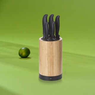 kela Messerblock-Set ACIDA 6-teilig Bambus
