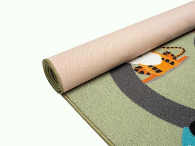 KMCarpets Gulvteppe Play Animal 120x160, Grønn