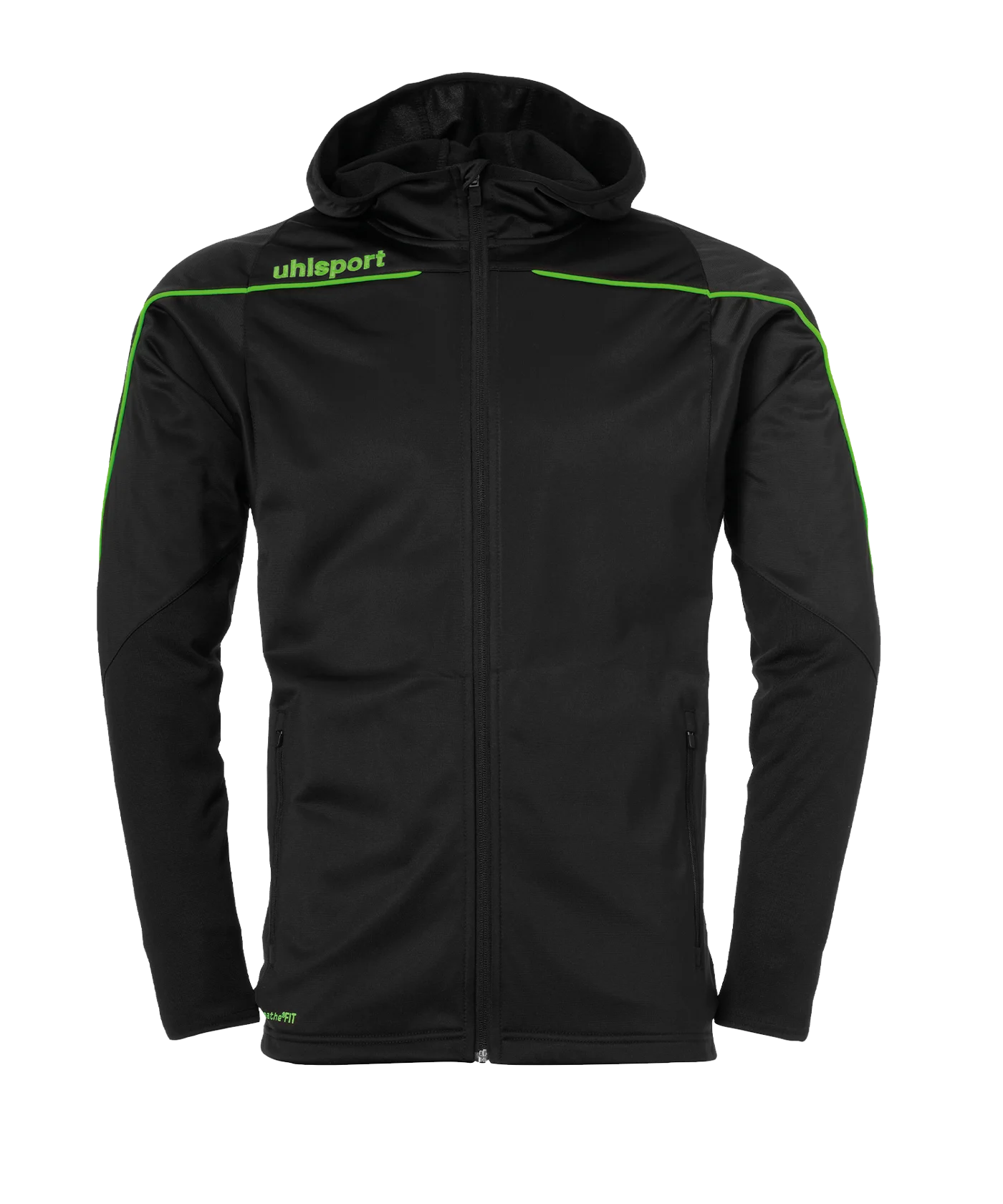 uhlsport Stream 22 Kapuzenjacke Kids Schwarz F24