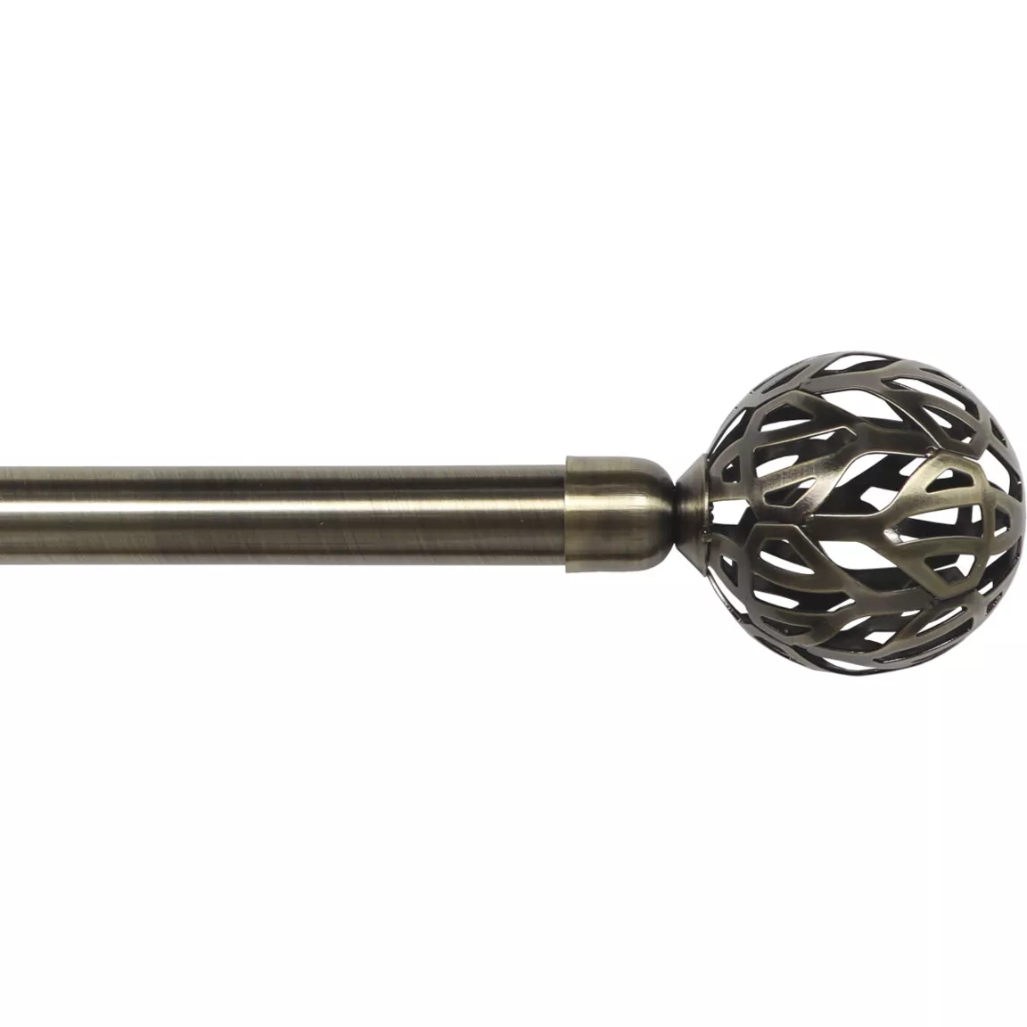 Kit de tringle rideau extensible (L120 - L210 cm / D19 mm) Retro Bronze